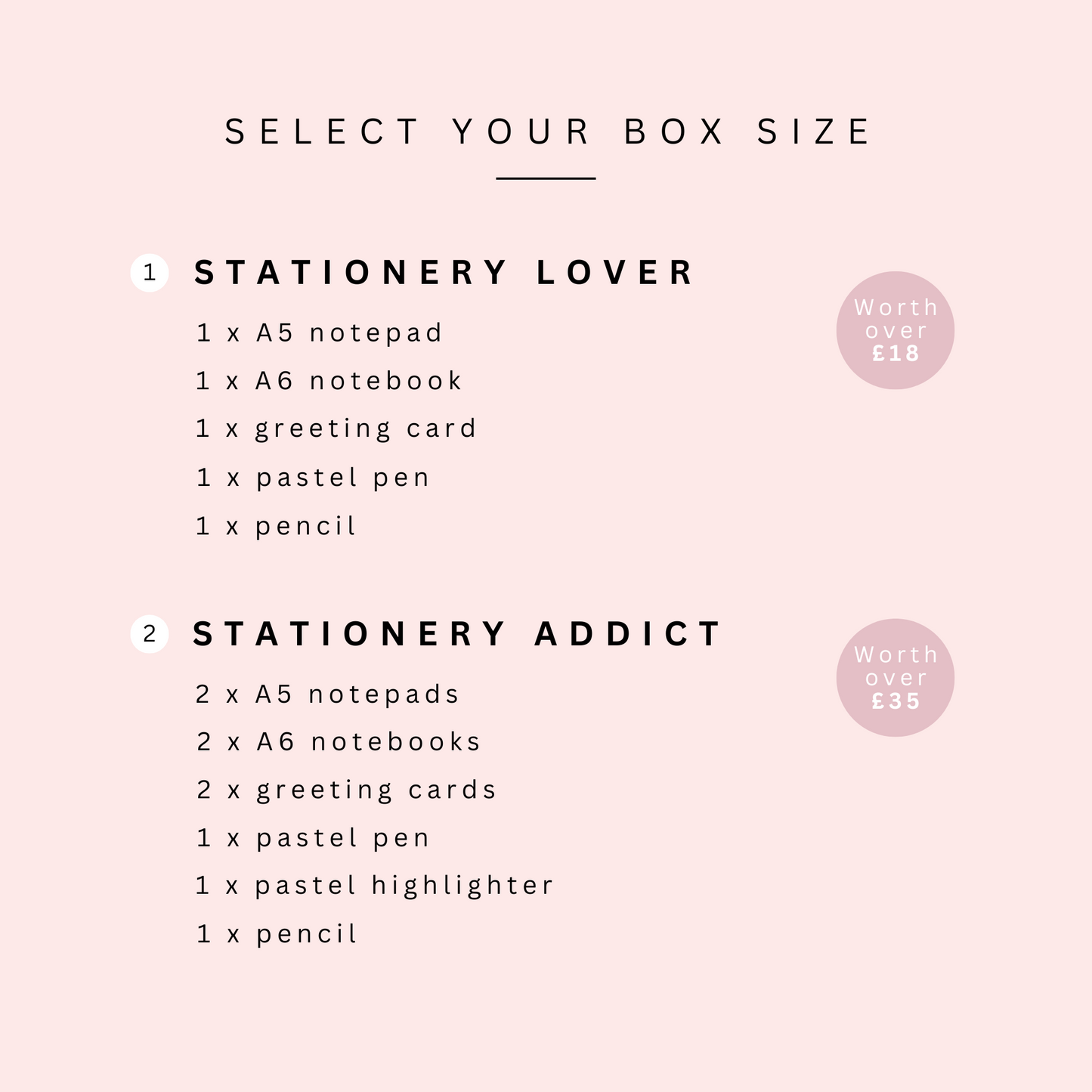 Stationery Box | Gift Box | Build Your Own Box | Stationery Gift Set | Stationery Lover | Stationery Addict | Gift for Her | Gift for Mum