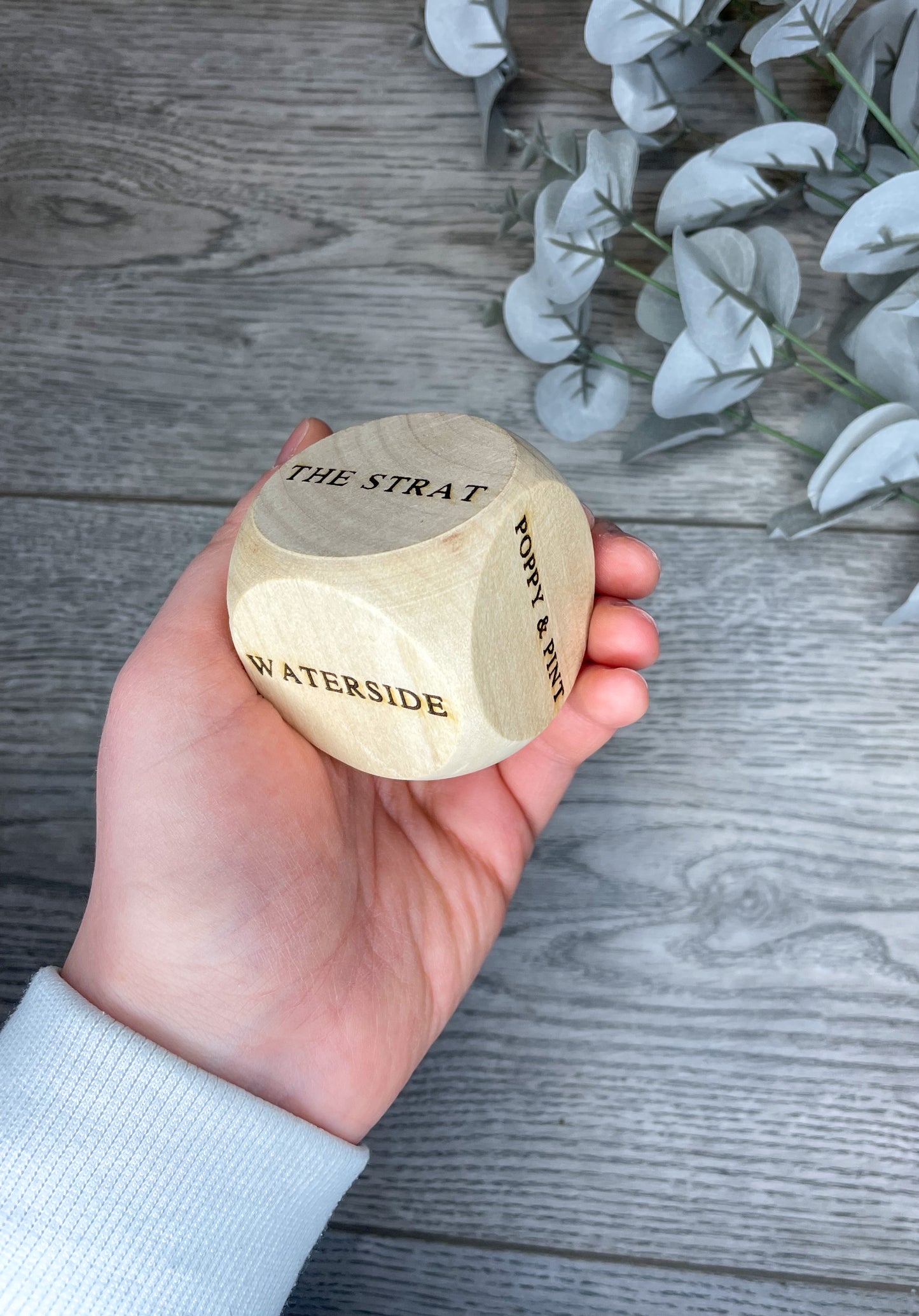 Custom Pub Dice | Where to drink tonight? | Decision Dice | Engraved Wooden Dice | Personalised Dice | Gifts for Him | Gifts for Beer Lovers